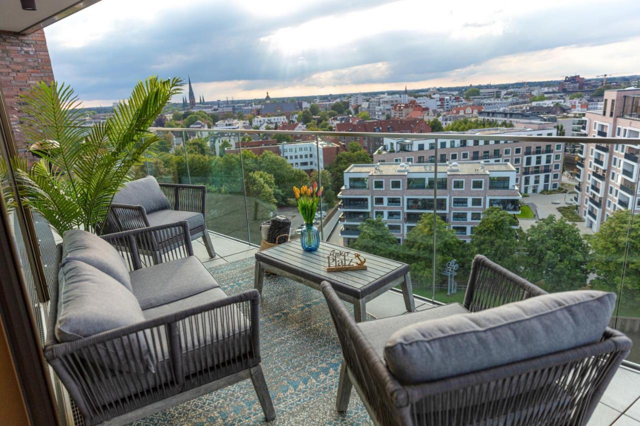 Cabana - Theview - Terrasse - Waterfront - Kostenloser Parkplatz - Wifi Oldenburg Exterior photo